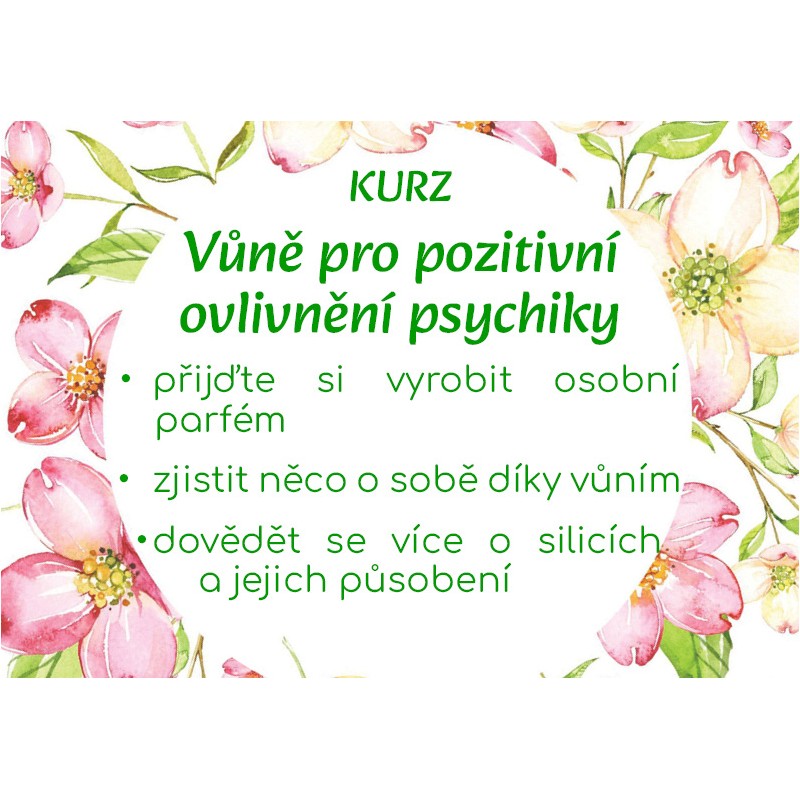 AROMADIAGNOSTIKA kurz Vůně pro pozitiní ovlivnění psychiky