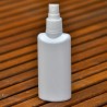 Láhev oval 115 ml se sprejem bílá